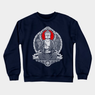 SIDDHARTHA GAUTAMA BUDDHA SUNRISE Crewneck Sweatshirt